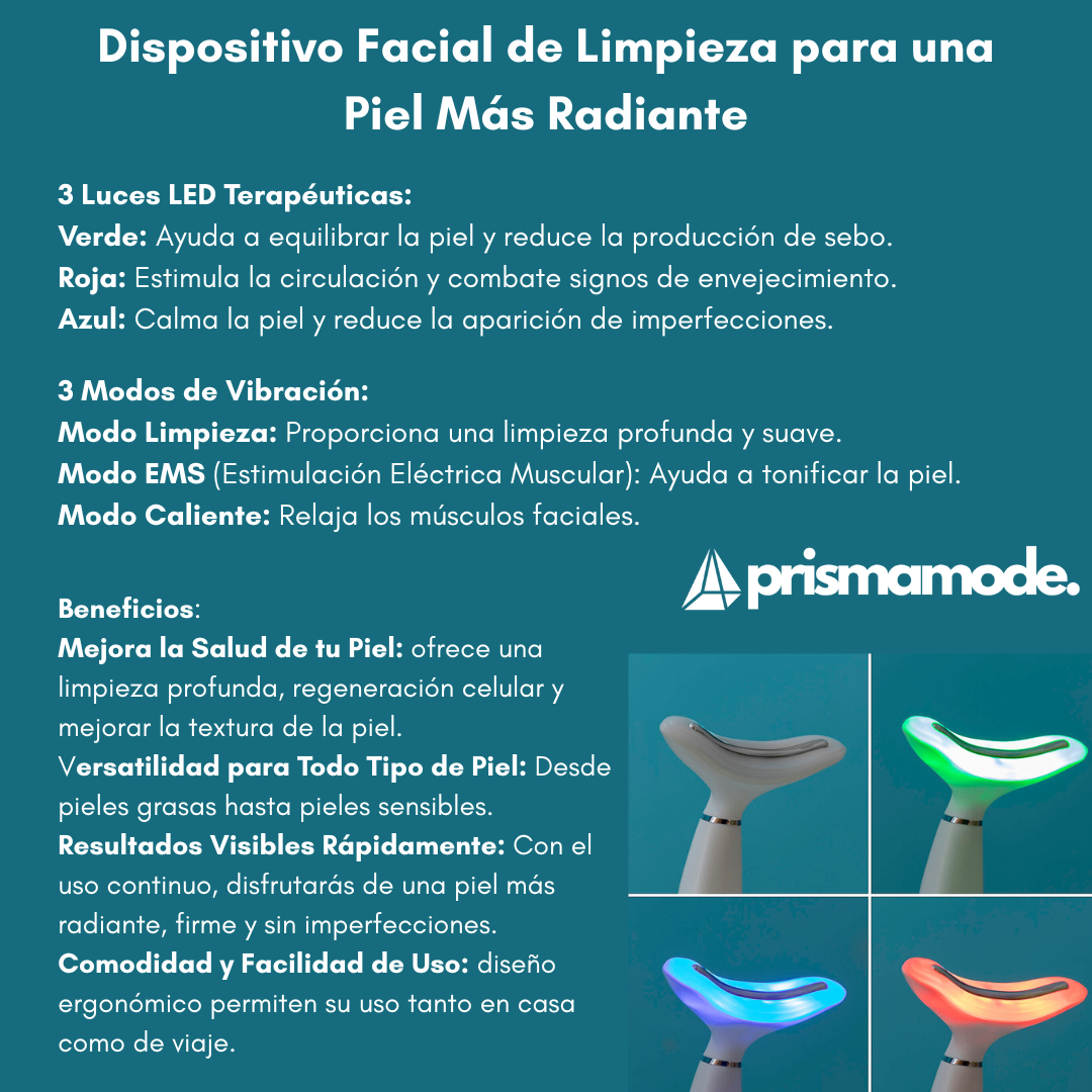 Masajeador facial lifting EMS - ¡Para una piel radiante!